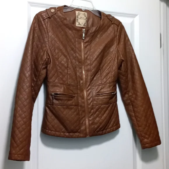 Downtown collation jacket brown xs zip up - Picture 2 of 4